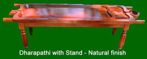 Dhroni Wooden Dharapathi Massage Table, Color : Brown