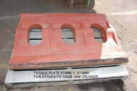 Jaw Crusher Toggle Plate