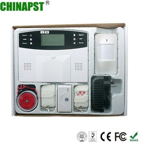China Multi- Language LCD Display 99 Zones GSM Wireless Alarm System