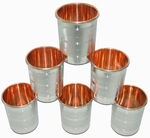 Copper Glasses Set, Color : Brown