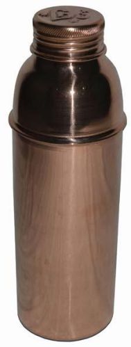 Copper Drinking Water Bottle, Packaging Type : Box