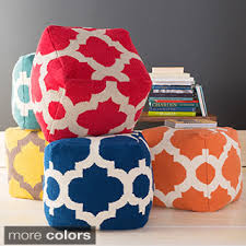 Printed Designer Poufs, For Home, Hotel