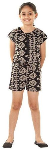 Ikat Romper - Girls Casual Dress