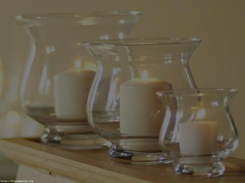 Glass Candle Holders