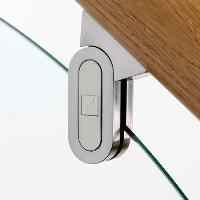 Glass Brackets, Color : Silver, Packaging Type : Box