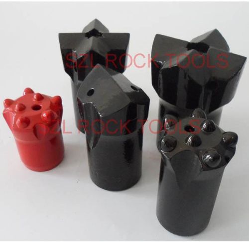 Tungsten carbide Alloy steel Tapered Drill Bits for Ore Mining
