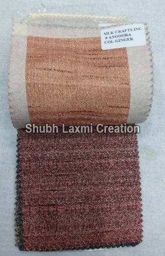 Polyester Angoora Fabric, For Making Garments, Pattern : Checked, Plain, Printed