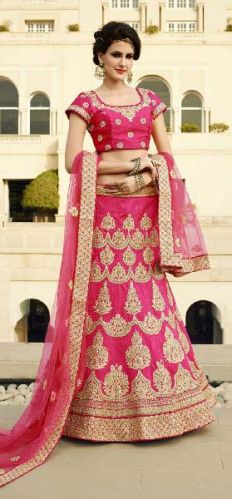 Brilliant Kasab Bridal A - Line Lehenga Choli