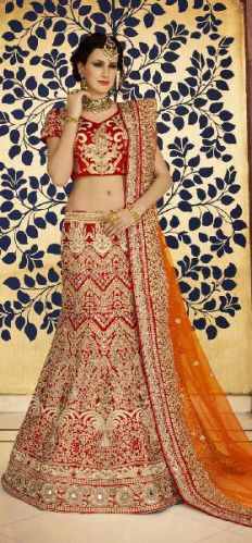 Outstanding Wedding Kasab A - Line Lehenga Choli