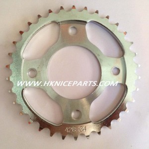 Motorcycle Parts- Motorcycle Rear Sprocket Wave-34t
