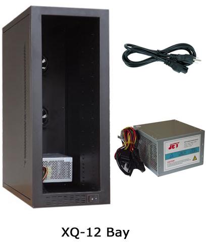 12 Bay Duplicator Tower Case With Power Supply